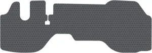Lloyd Mats Gray Rubber Floor Mat Compatible with Isuzu 2007-2021 NPR(and-HD) NQR NRR - All Diesel Trucks ONLY Models
