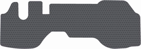 Lloyd Mats Gray Rubber Floor Mat Compatible with Isuzu Gasoline Model Trucks 2008 & Up NPR & NPR-HD
