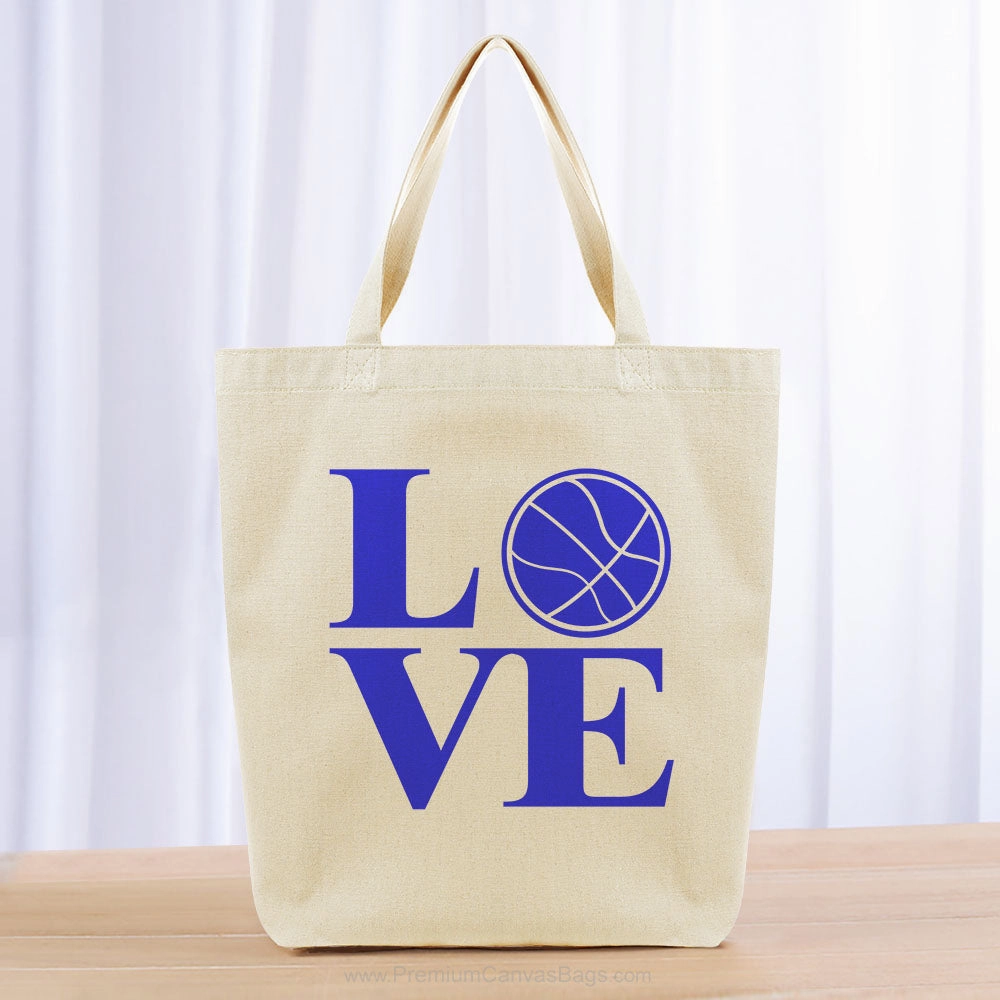 Love Basketball Tote Bag - blue