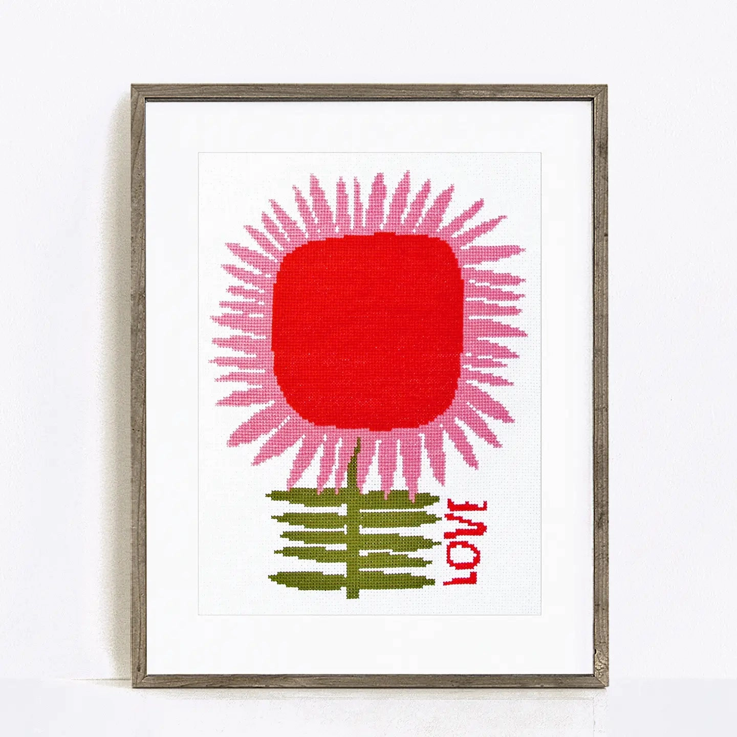 Love Cross Stitch Kit | Budgiegoods