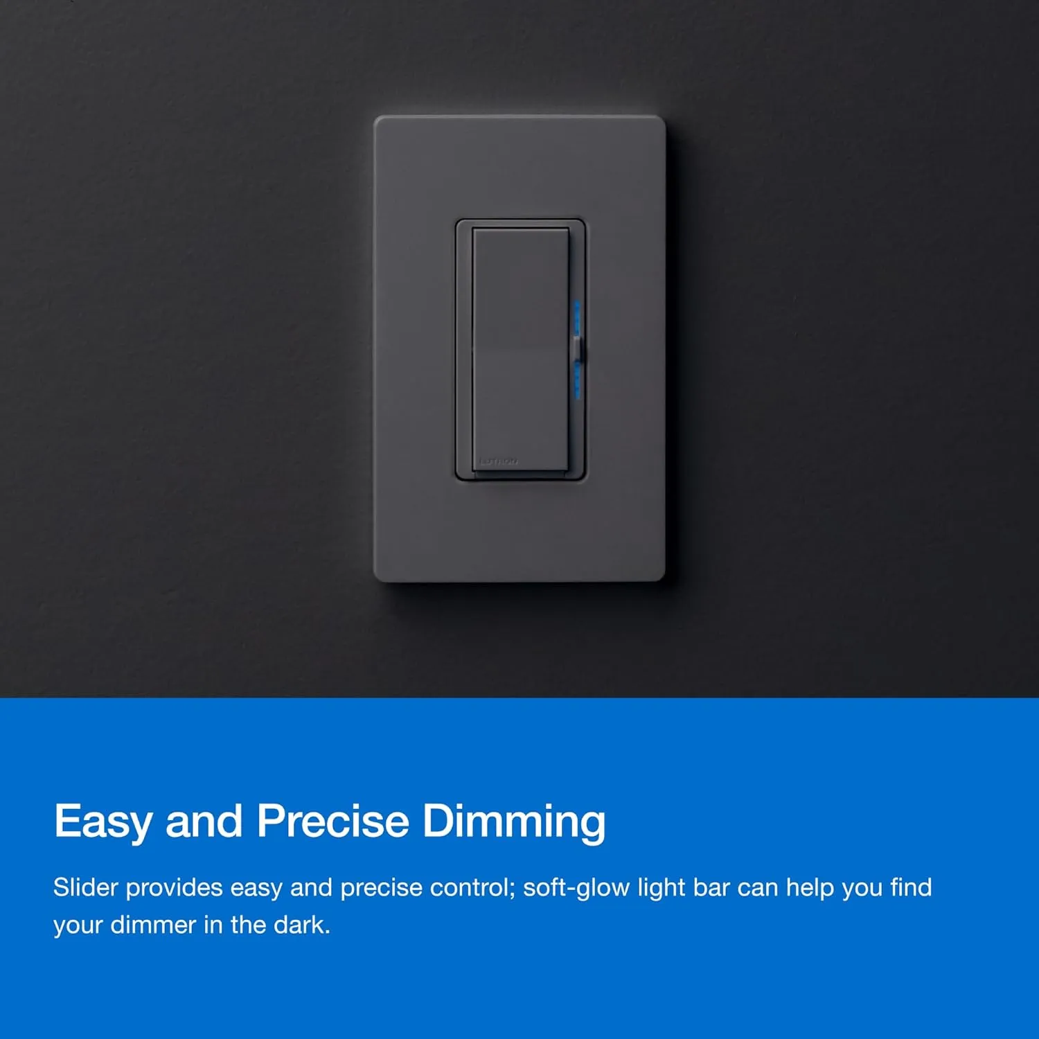 Lutron Diva Smart Dimmer Switch ELV  for Caseta Systems, Works w/Alexa, Apple Homekit, Google Home (Hub Required), 250-Watt LED, Neutral Required, DVRF-5NE-LA, Light Almond