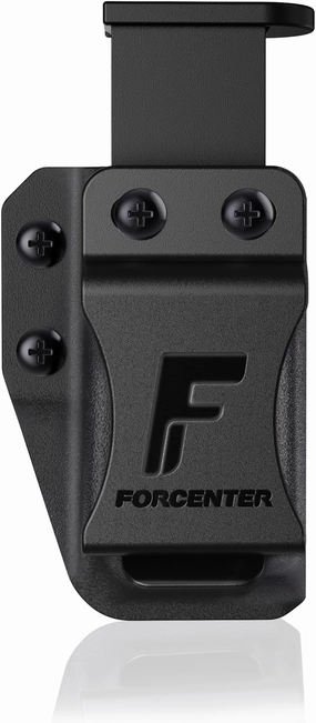Mag Carrier IWB/OWB Magazine Holster Kydex Mag Holster for 9mm/.40/.45ACP Double & Single Stack - Ambidextrous Concealed Carry Holster with Adjustable Retention