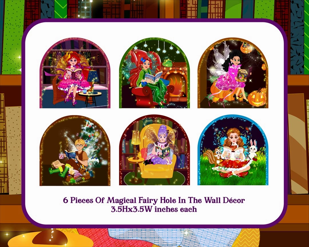 Magical Fairy Hole In The Wall Decor