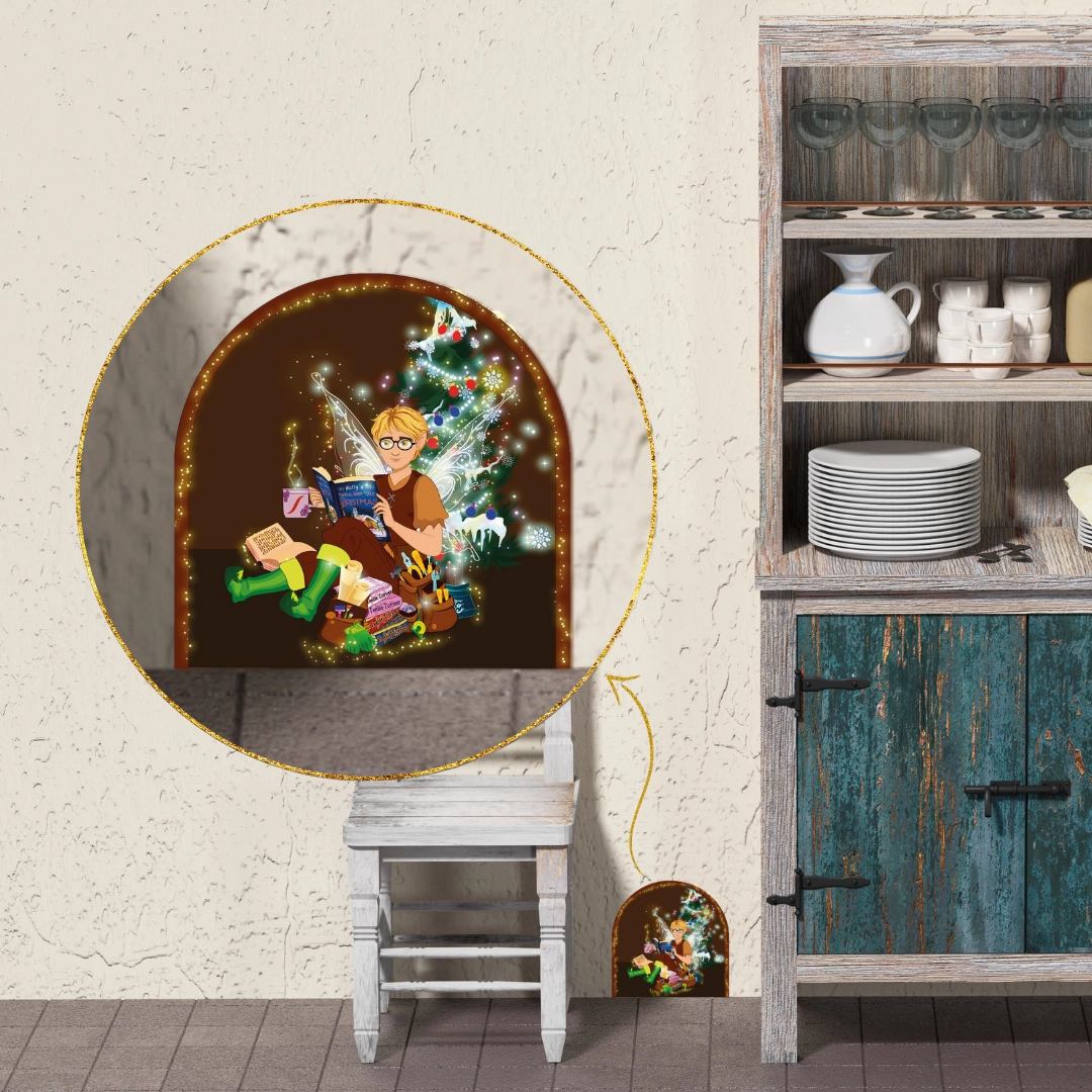Magical Fairy Hole In The Wall Decor