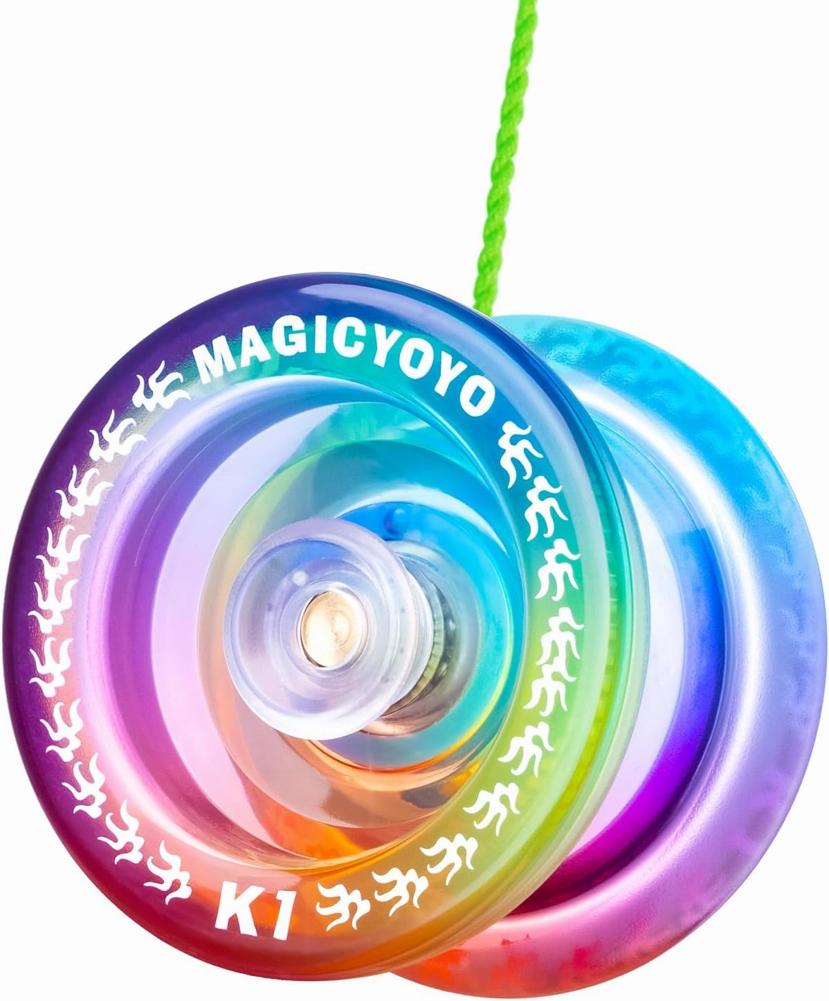 MAGICYOYO Responsive YoYo K1-Plus for Kids Beginners with Yoyo Storage Bag   12 Yoyo Strings and Yo-Yo Glove Gift (Blue Pink Yellow)
