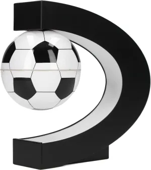 Magnetic Levitation Soccer Father Decoration World Cup Desktop Office Base Float Gift Football Ornament Guys Special Education Supplies (US Plug)