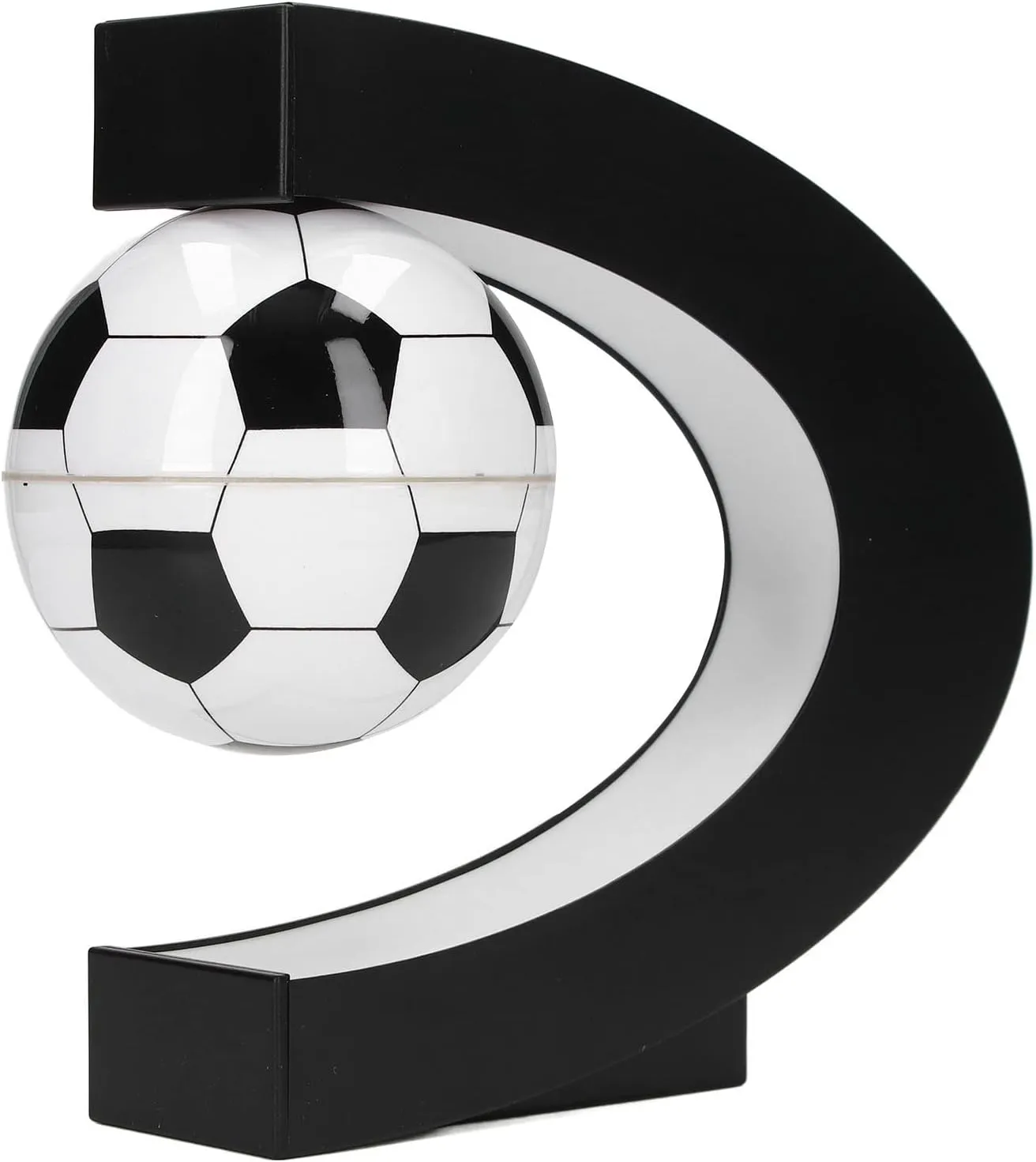 Magnetic Levitation Soccer Father Decoration World Cup Desktop Office Base Float Gift Football Ornament Guys Special Education Supplies (US Plug)
