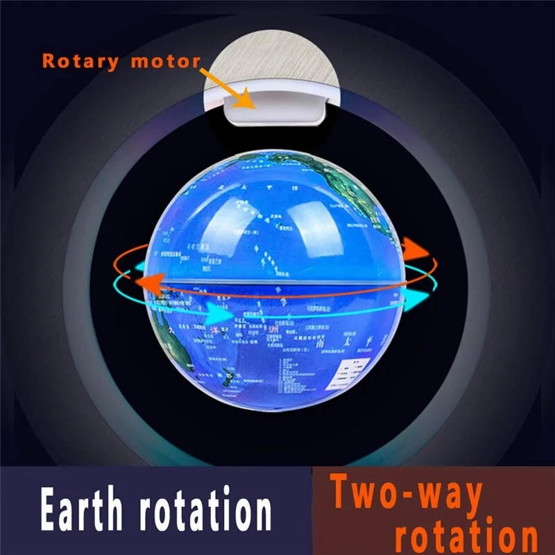 Magnetic Levitation Floating Globe Led Night Light