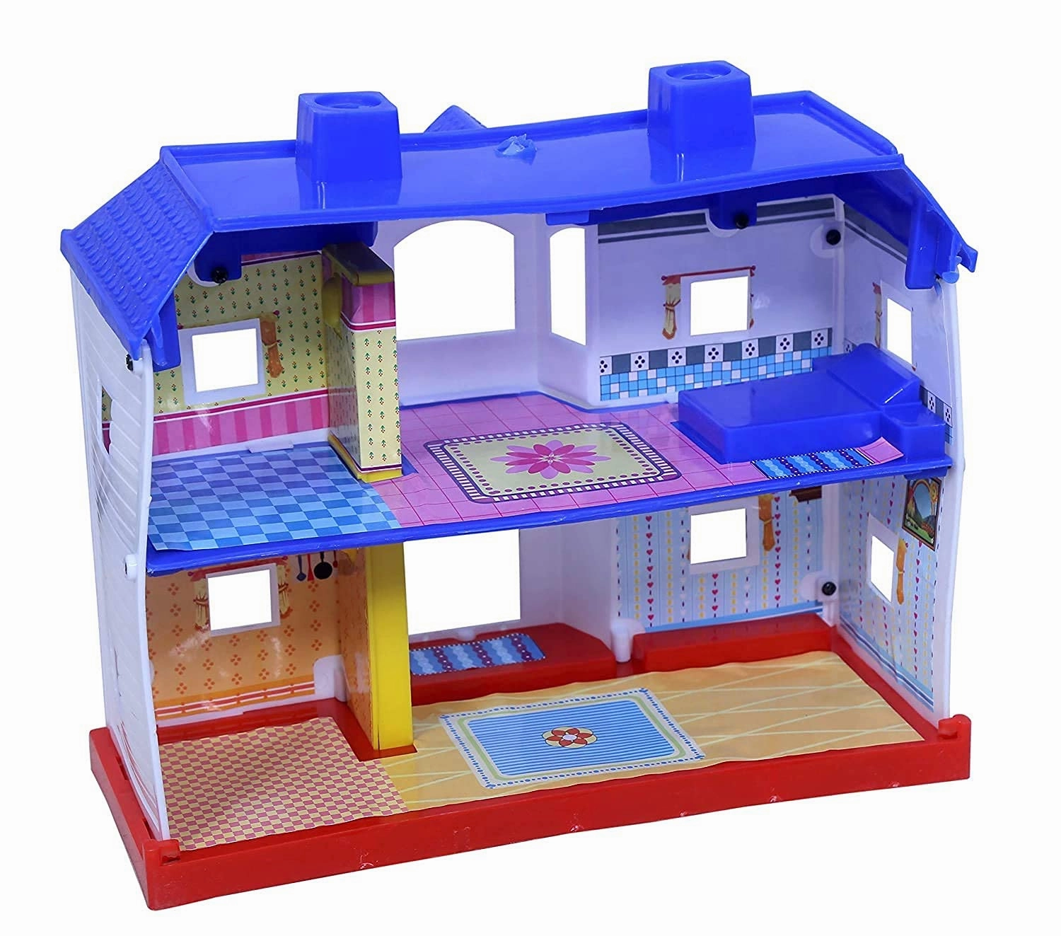Mamma Mia My Country Doll House with Furniture for Kids, 24 Pcs