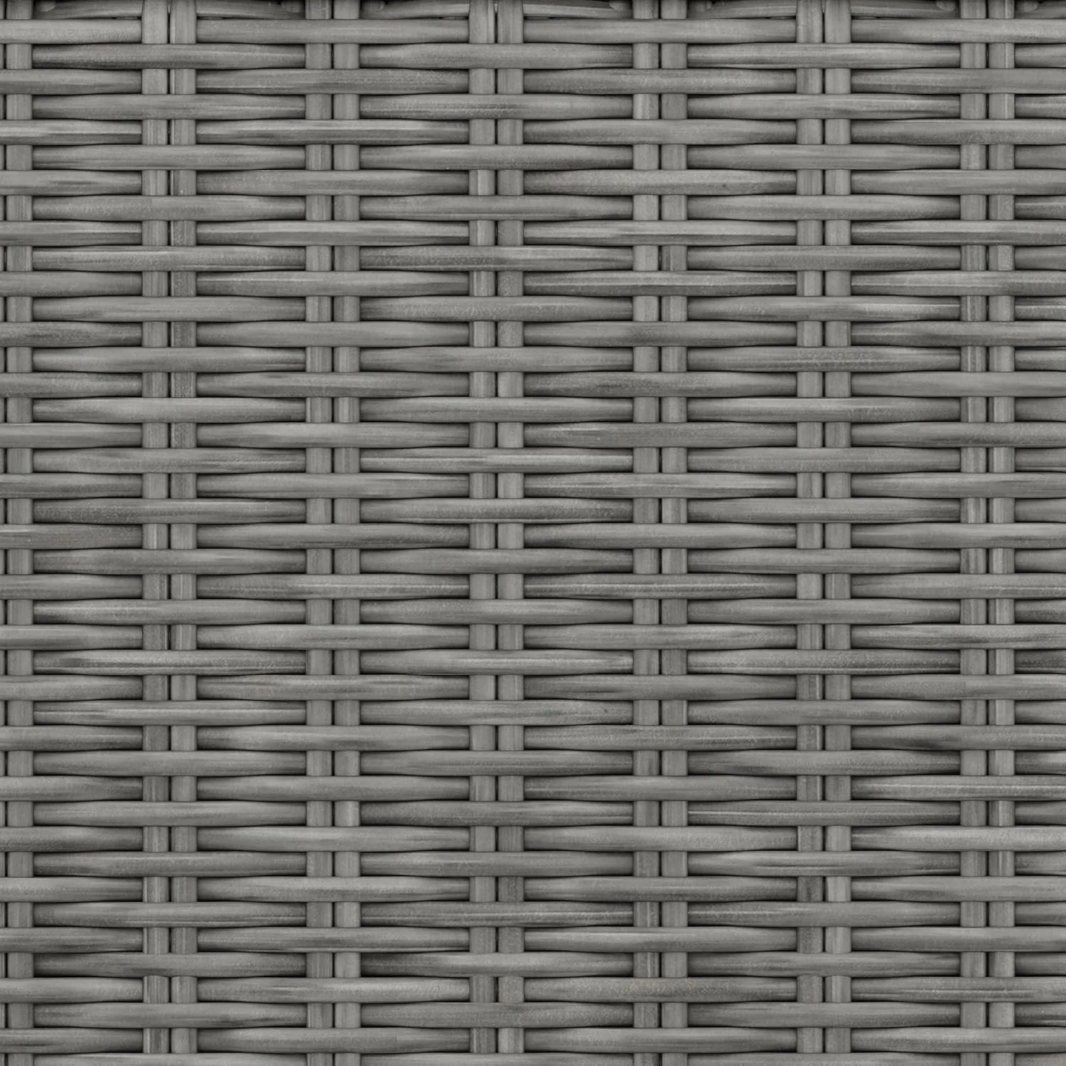 Martha Stewart Bedford Indoor-Outdoor Stackable Patio Armchairs with Rattan Wicker Finish in Gray, Set of 2