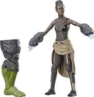 Marvel Legends Series Black Panther Shuri 6" Collectible Action Figure Toy for Ages 6 & Up with Accessories & Build-A-Figurepiece