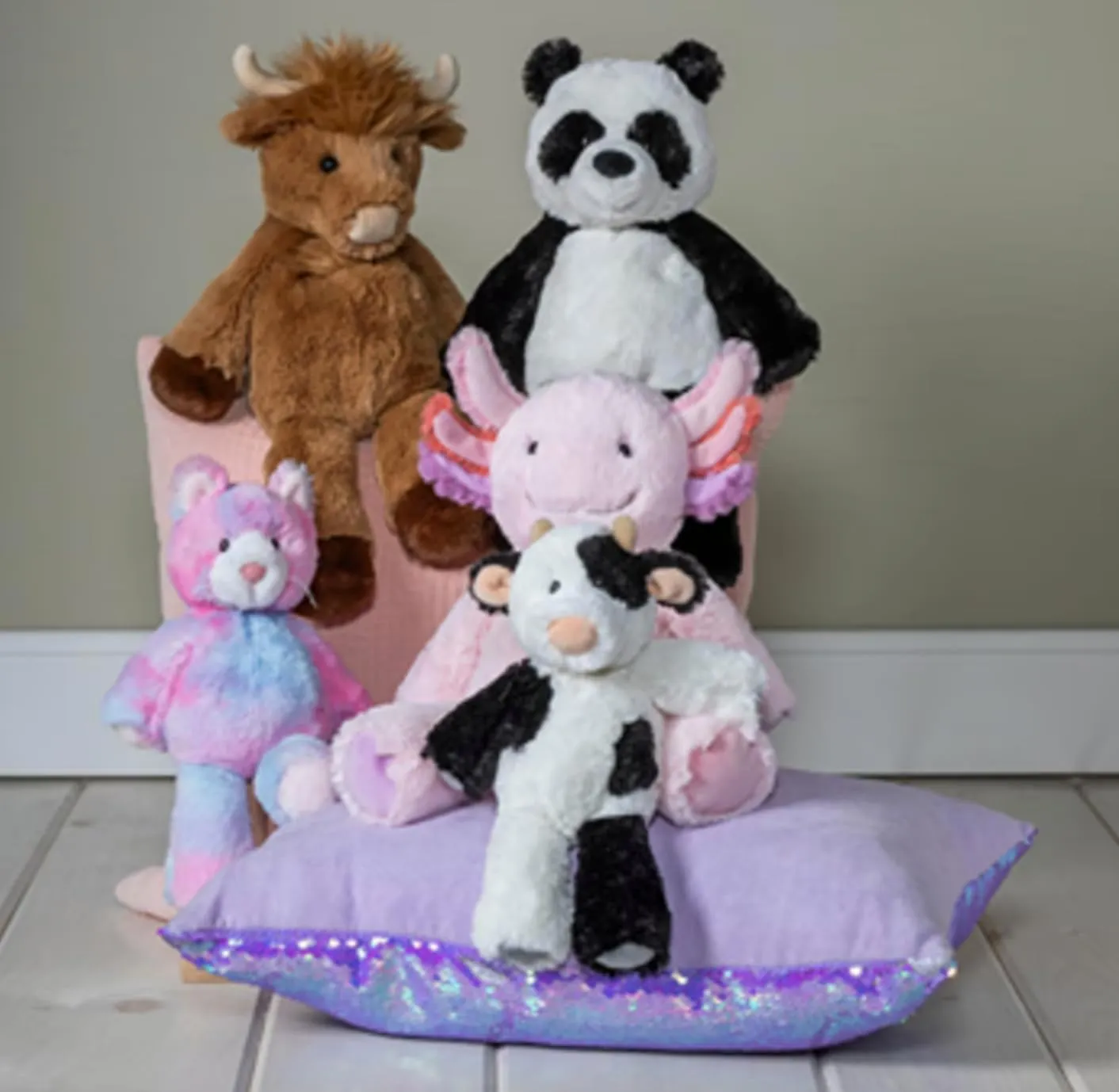 Mary Meyer Stuffed Animal Marshmallow Zoo Plush Soft Toy, 9-Inches, Junior Clyde Cow