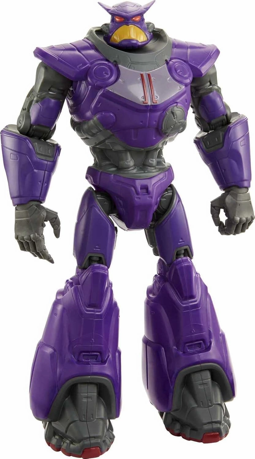 Mattel Disney Pixar Lightyear Large Scale Zurg Action Figure, 13.75 in Tall Authentic Movie Toy 11 Movable Joints, Collectible Gift for Kids 4 Years & Up