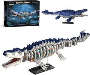 Mechanical Dinosaur Building Set for Adults,Jurassic Ocean Animal Collection Toys,STEM Building Gift for Teen Boys 8-12(1026PCS)