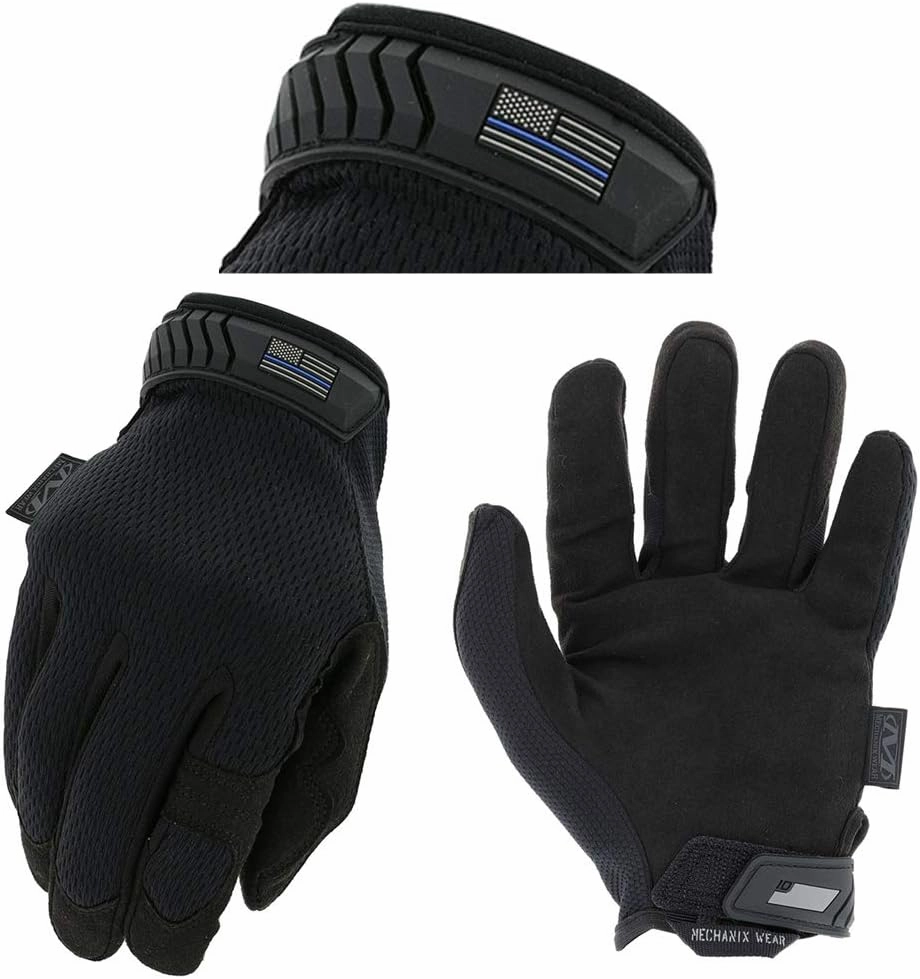 Mechanix Wear - Thin Blue Line Covert Tactical Gloves Small, Black