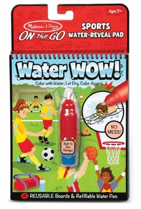 Melissa Doug On The Go - Water Wow - Sports Water Reveal Pad