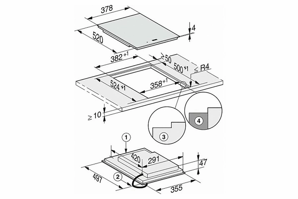 Miele 37cm Induction Hob | CS7612FL