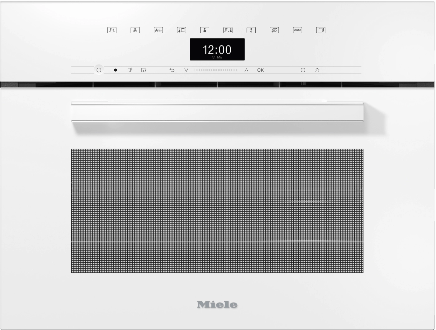 Miele DGC7440AMBRILLIANTWHITE Dgc 7440 Am - 24" Compact Combi-Steam Oven Xl For Steam Cooking, Baking, Roasting With Networking   Brilliantlight.