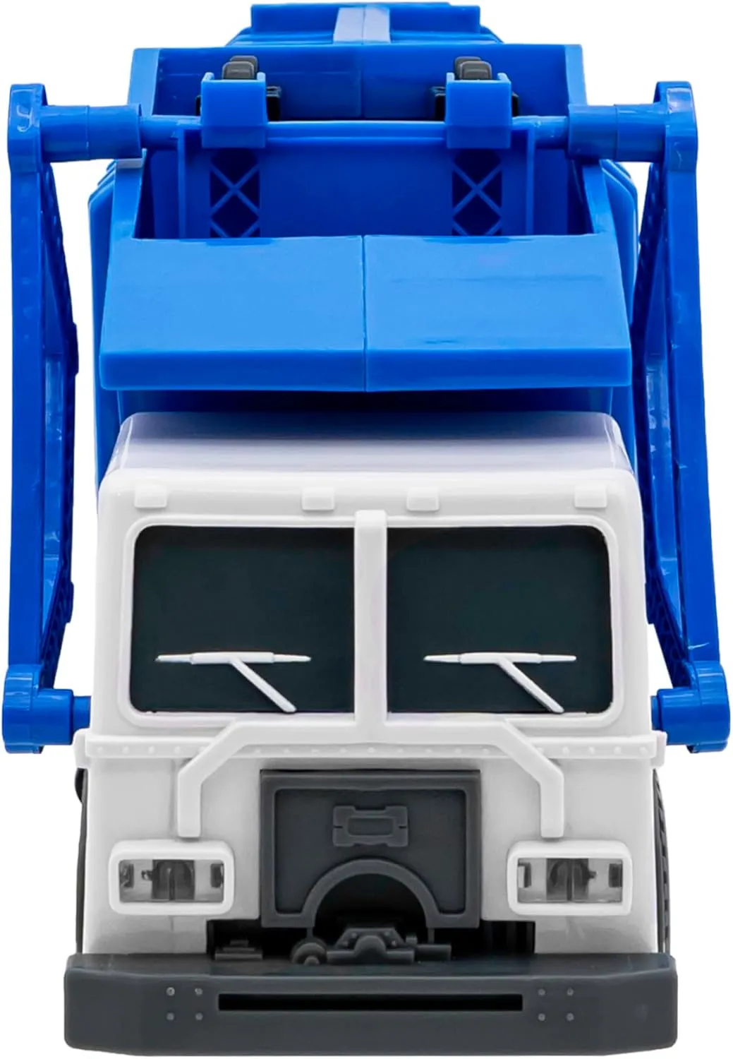 Mighty Fleet Action Drive 16” Garbage Truck Toy – Motion‑Drive Motorized Dumping, Flashing Lights & Real Engine/Backup Sounds, Shift‑Knob Control, Batteries Included, Kids Ages 3  