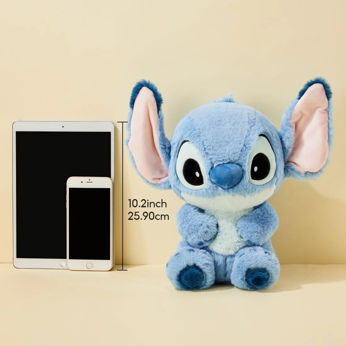 MINISO Disney Lilo & Stitch Collection 10" Stitch Plush Toy - Premium Quality Stuffed Animal for Disney Fans