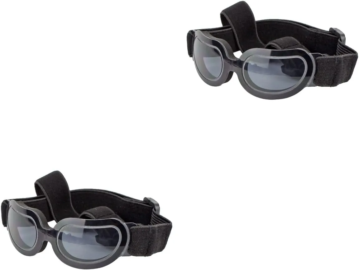 Mipcase 2 Pcs Dog Goggles Medium Breed Dog Sunglasses Pet Eye Protection Uv Blocking Doggles