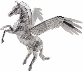 misppro 3D DIY Metal Art Sculpture Assembly Kits Showcase Display Toy Gift- Pegasus