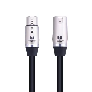 Monster Cable Performer 600 Microphone Cable. 5 ft Cable. Custom Cables. Microfiber Dielectric Duraflex Jacket XLR Microphone Cable.