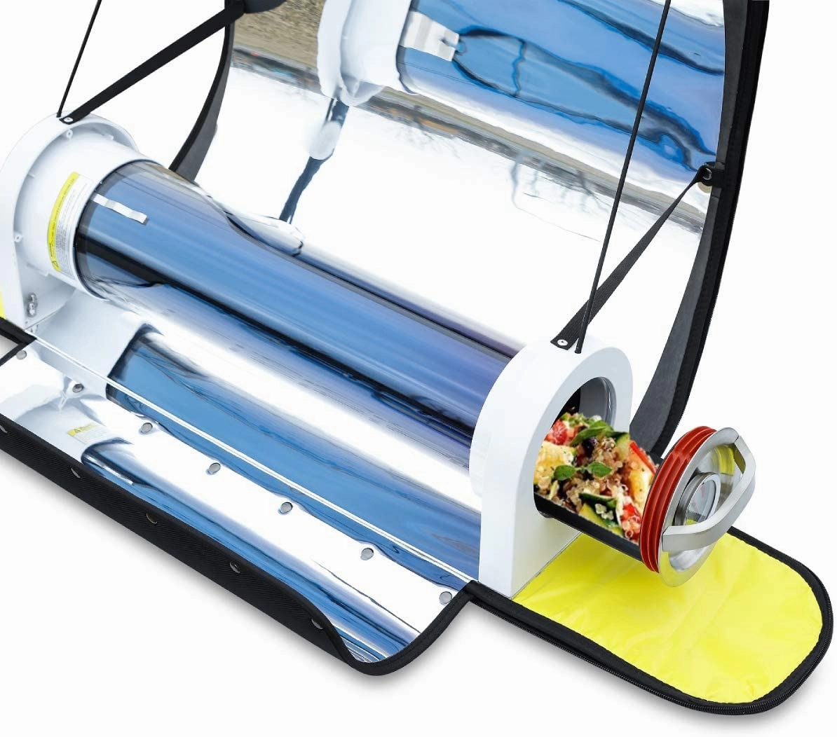 Mrmapmax Solar Oven Portable Oven-4.5L Large Capacity Solar Cooker Outdoor Oven Camping Stove with Thermometer for 2-3 People Backpacking Hiking Family Party