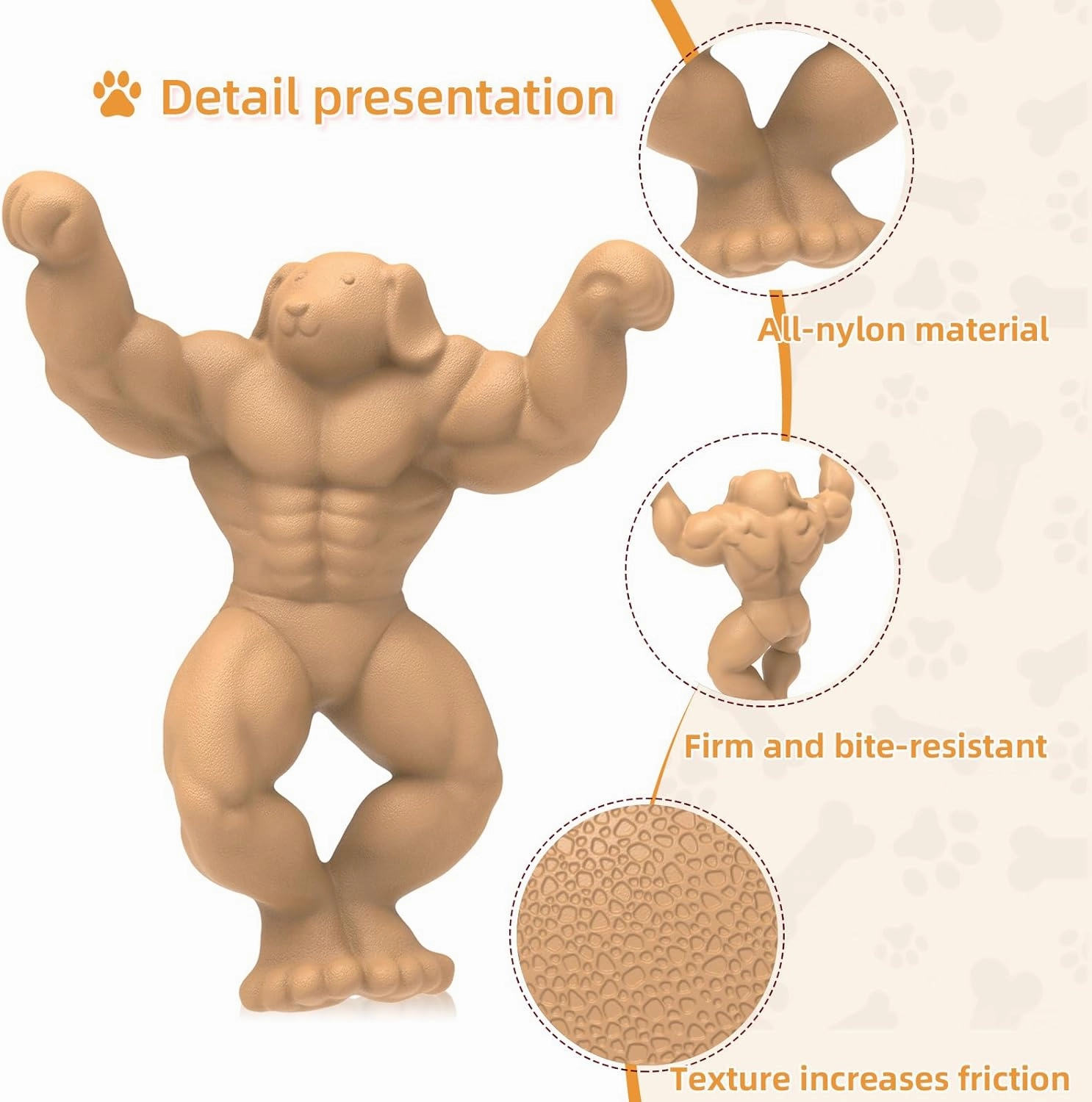 Muscle Dog Ultra-Durable Chew Toy