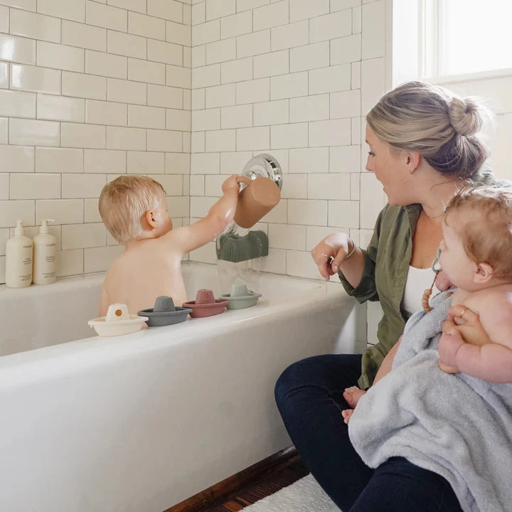 Mushie | Bath Boats - 5pk Petal