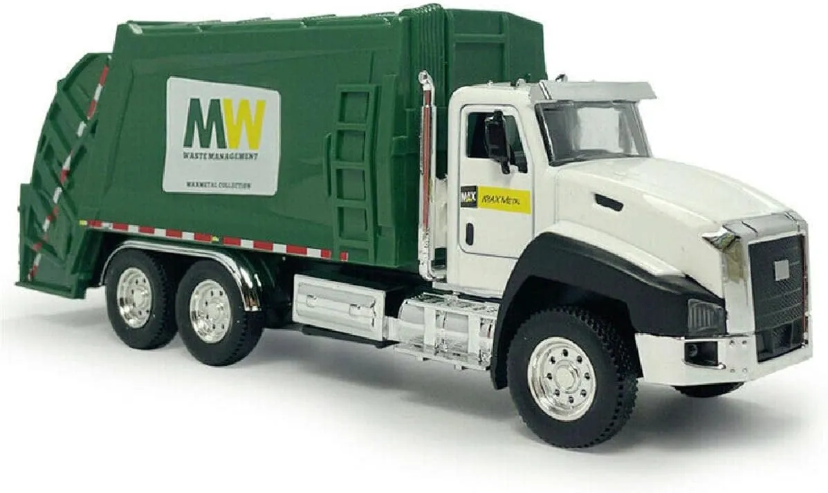 ND 1:50 Alloy Plastic Engineering Truck Sanitation Vehicle Model Car Diecast Kids Toy Gift Pull Back