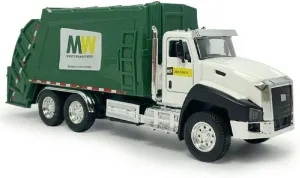 ND 1:50 Alloy Plastic Engineering Truck Sanitation Vehicle Model Car Diecast Kids Toy Gift Pull Back