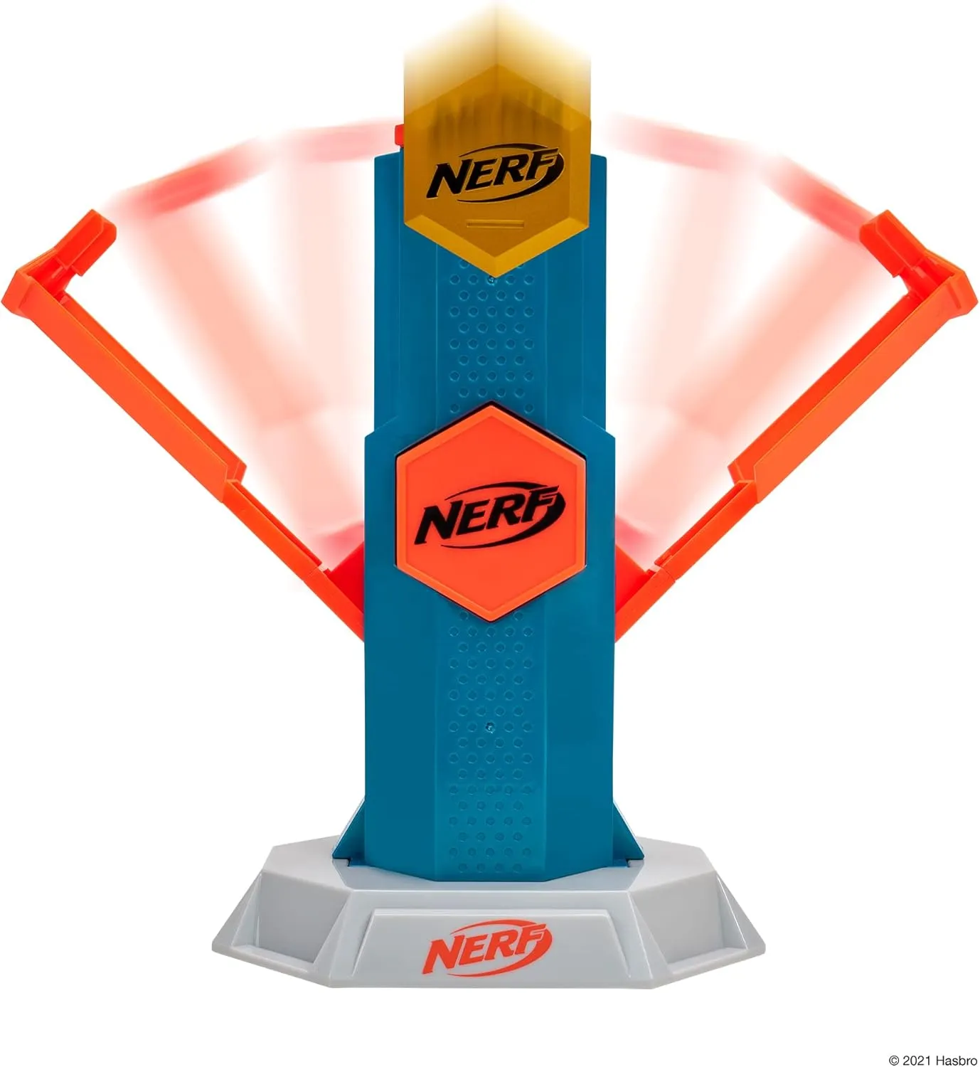 NERF Elite 5-in-1 Target Challenge - Five Unique Targets with Five Stackable Bases Plus Trophy Target Token