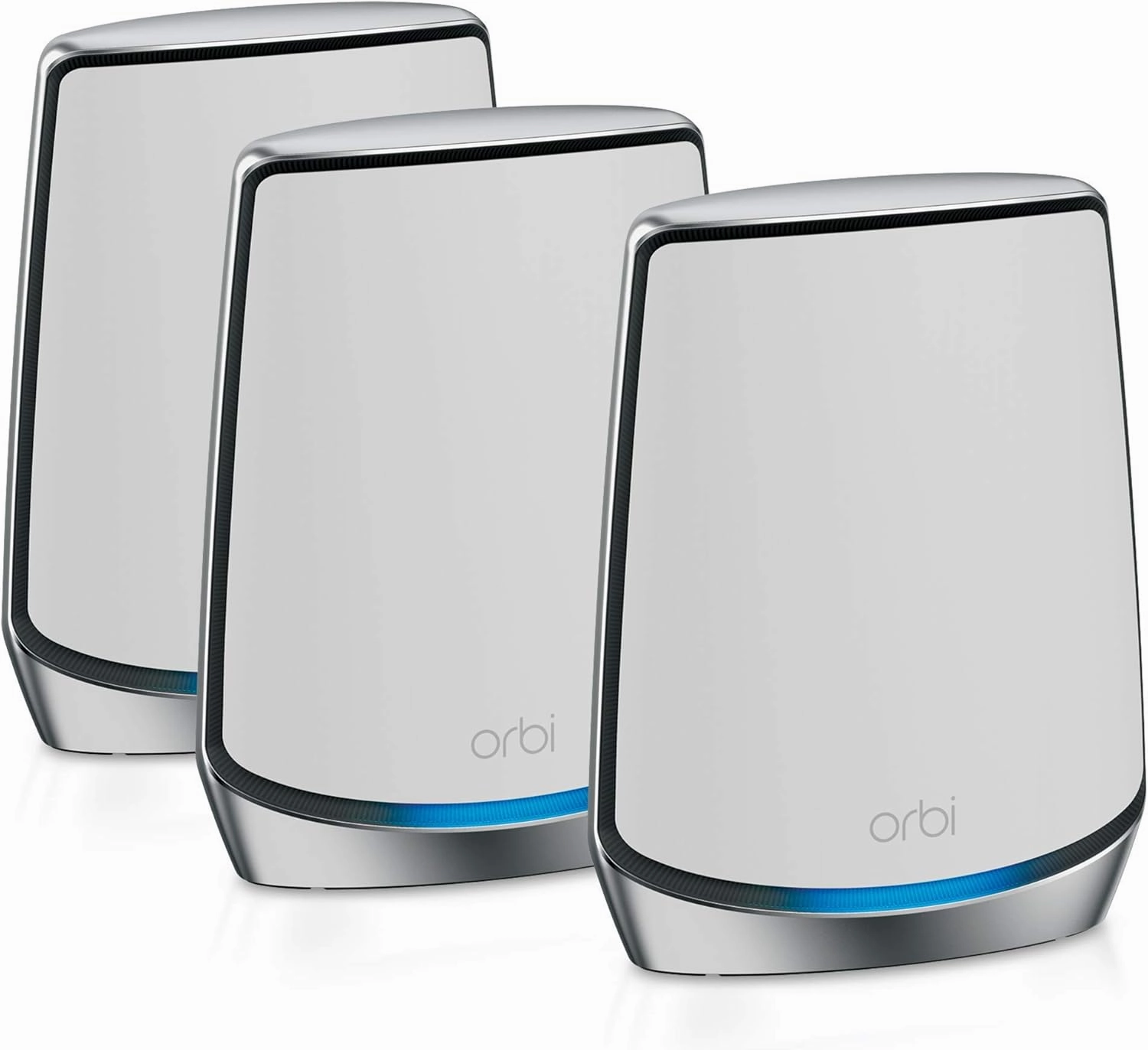 Netgear - Orbi AX6000 Tri-Band Mesh WiFi System (3-Pack) RBK853-100NAR (Renewed)