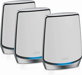 Netgear - Orbi AX6000 Tri-Band Mesh WiFi System (3-Pack) RBK853-100NAR (Renewed)