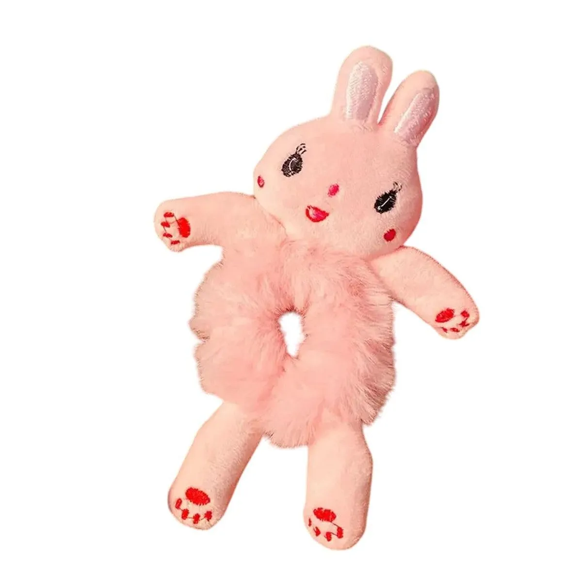 New 2026 Unisex Stainles Stell Women Hers Cute Cartoon Panda Hair Scrunchies Bear Rabbit Bands Ponytail Elastic Ties Accessories Cat Swee A0B8 Jewelry Fashion Trendy Creative Gift For Women And Men