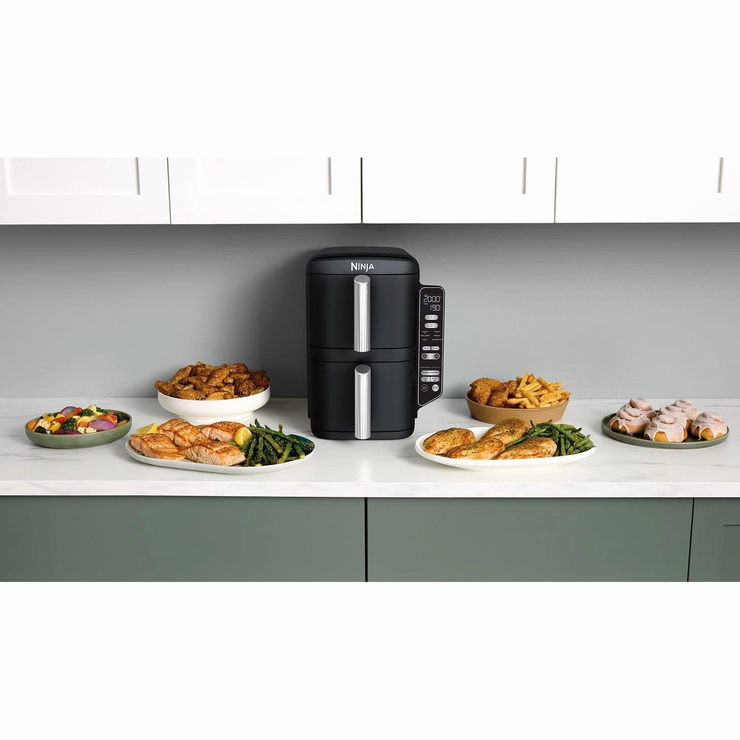 Ninja Double Stack 2-Drawer Air Fryer 7.6L – SL300UK