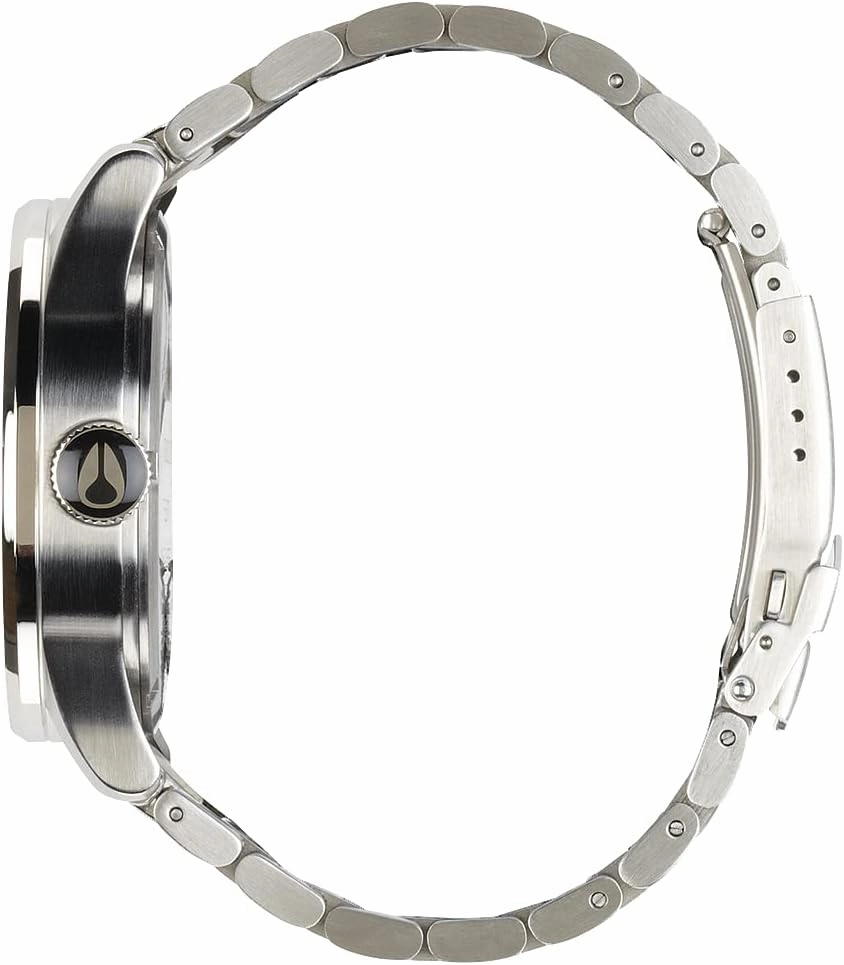 NIXON Sentry SS A356 - 100m Water Resistant Men's Analog Classic Watch (42mm Watch Face, 23mm-20mm Stainless Steel Band)