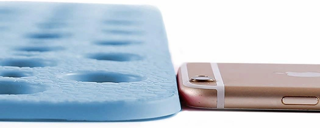 Nonslip Bathtub Mat Extra Soft TPE Bath Mat for Kids, Machine Washable Bathroom Shower Mat, Smooth/Non-Textured Tubs Only, 30L x 17W Inch (Blue)