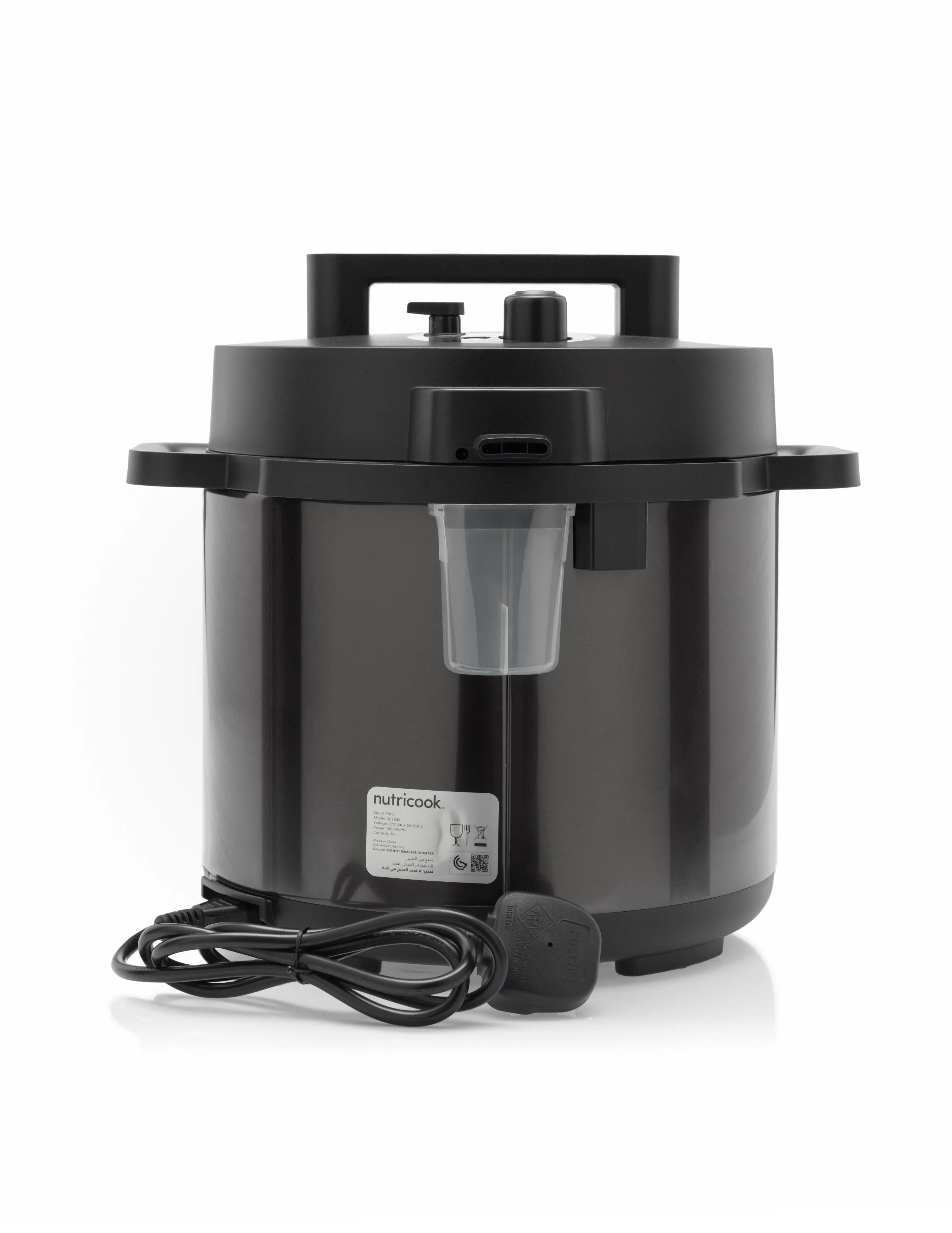 Nutricook Smart Pot, 9 in 1 Electric Pressure Cooker, Slow Cooker, Rice Cooker, Steamer, Sauté Pot, Yogurt Maker & more, 12 Smart Programs with new Smart Lid - 8 Liters