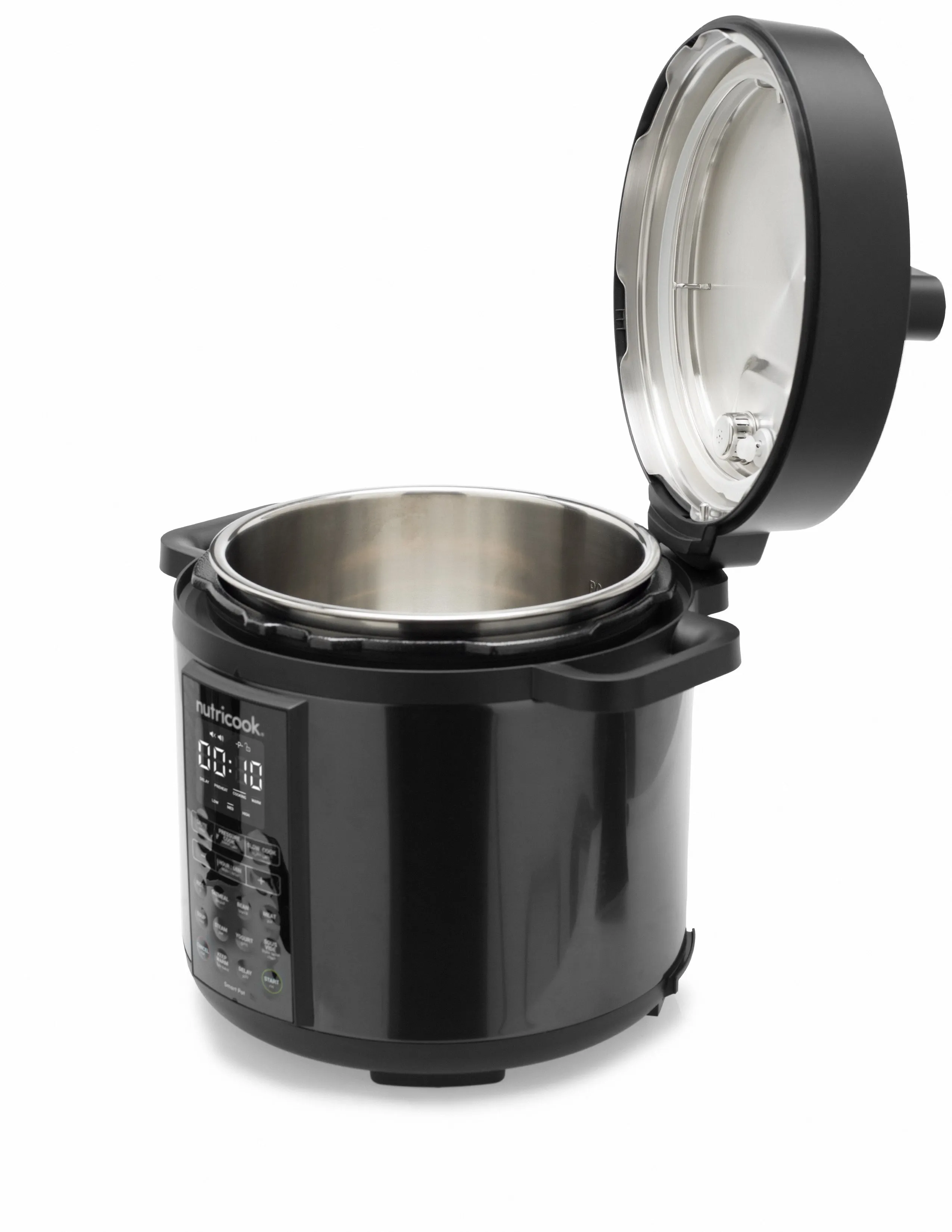 Nutricook Smart Pot, 9 in 1 Electric Pressure Cooker, Slow Cooker, Rice Cooker, Steamer, Sauté Pot, Yogurt Maker & more, 12 Smart Programs with new Smart Lid - 8 Liters