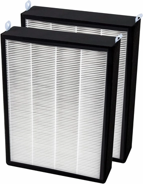 Nuwave OxyPure 2-Pack Genuine Replacement HEPA/Carbon Combo Filter, Removes Irritants, Pollutants & Odors, Produced & Sold by Original Manufacturer for OxyPure Models 47001, 47002, 47003, and 47004