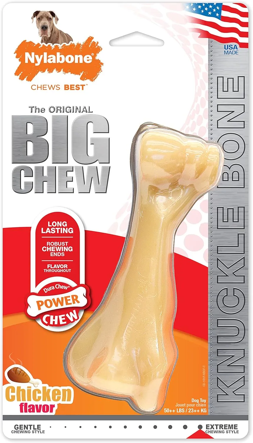 Nylabone Power Chew Femur Bone BIG Dog Chew Toy Chicken XX-Large/Monster - 50   lbs. (1 Count)