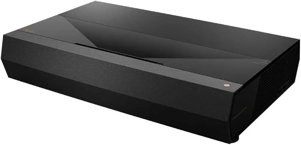 Optoma CinemaX P1 4K UHD Laser TV Home Theater Projector | Bright 3000 Lumens | Ultra Short Throw | Integrated NuForce Soundbar | Stream Netflix and Prime Video | Works with Alexa and Google Assistant