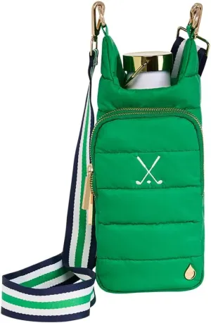 Original HydroBag Collection | Large Water Bottle Holder with Strap & Zipper Slot for Handle | Crossbody Tumbler Carrier Bag with Pockets