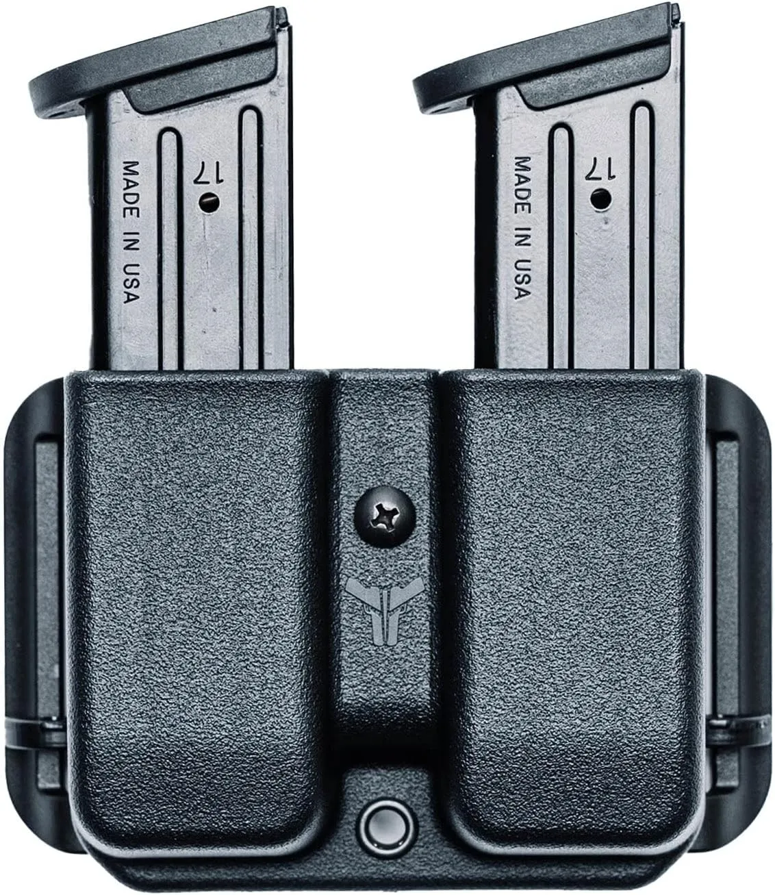 OWB Double Mag Pouch for Glock 20, 21, 29, 30, 40, 41, H&K USP .45 & More - USA Made - Signature Double Magazine Carrier with Adjustable Stingray Loop (ASR) Belt Attachment by Blade-Tech Holsters