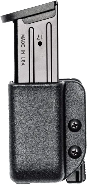 OWB Single Mag Pouch for Glock 42 - USA Made - Signature Single Magazine Carrier with Tek-Lok Belt Attachment Clip by Blade-Tech Holsters
