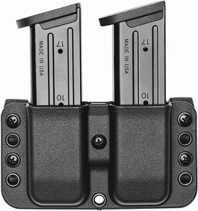 OWB Double Mag Pouch for Glock 42 - USA Made - Total Eclipse Double Mag Pouch by Blade-Tech Holsters