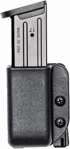 OWB Single Mag Pouch for Springfield XD 45, S&W M&P 45, Ruger SR45 & More - USA Made - Signature Single Magazine Carrier with Tek-Lok Belt Attachment Clip by Blade-Tech Holsters