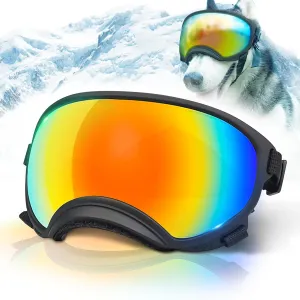 Pacify Dog Goggles for Large Dogs, UV Protection Dog Sunglasses with Adjustable Strap for Medium Large Dog Pet Glasses